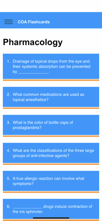 Image 1 for ATPO COA Exam Flashcards