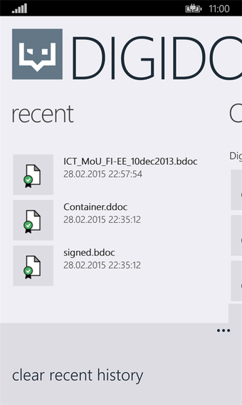 Imagen 1 para DigiDoc for Windows 10