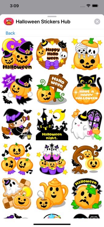 Image 0 for Halloween Stickers Hub