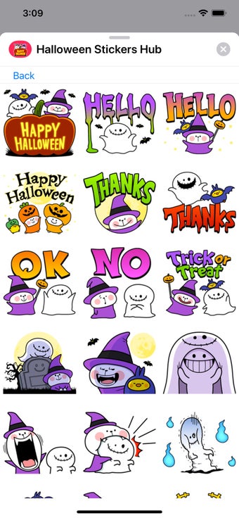 Image 1 for Halloween Stickers Hub
