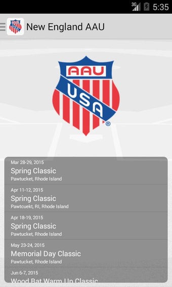 Image 0 for New England AAU