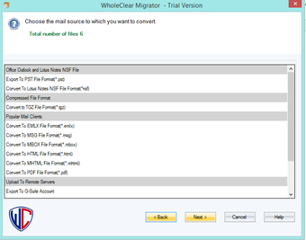 Image 0 for WholeClear MBOX to MHTML …