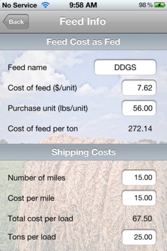 Image 3 for Feed Cost Calculator
