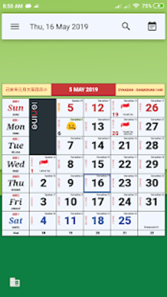 Image 1 for Monthly Calendar & Holida…