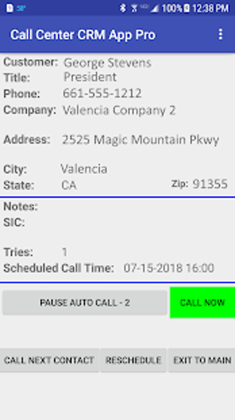 Image 2 for Call Center CRM App Pro