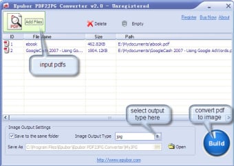 Image 0 for Epubor PDF2JPG Converter