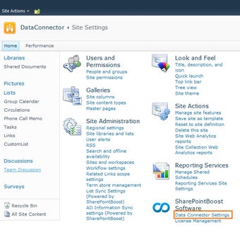 Image 0 for SharePoint Data Connector