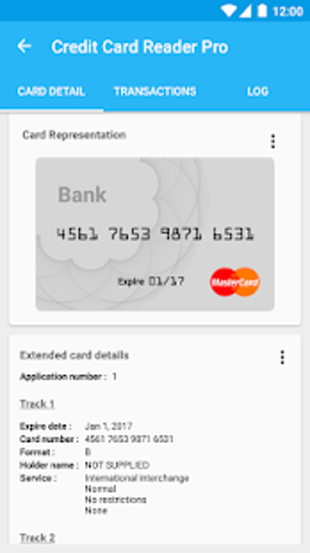 Imagen 0 para Pro Credit Card Reader NF…