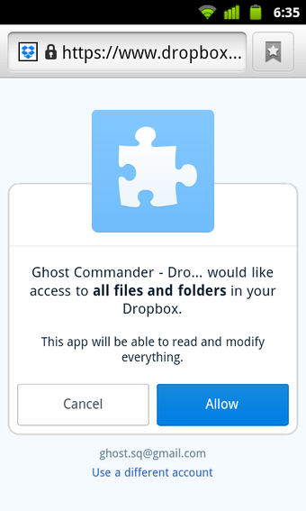 Imagen 2 para GC Plugin for Dropbox