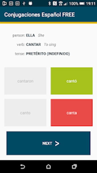 Image 1 for Spanish verb conjugations…