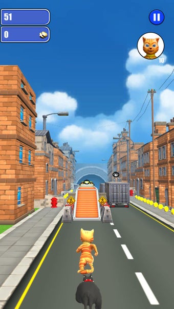 Imagen 2 para Cat Subway Run: Leo Cat v…