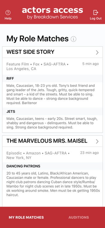 Image 0 for Actors Access
