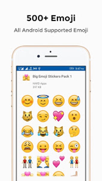 Imagen 1 para Big Emoji Stickers For Wh…