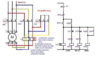 Image 1 for Star delta wiring diagram
