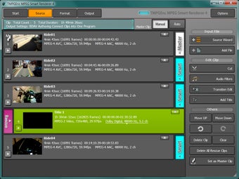 Imagen 1 para TMPGEnc MPEG Smart Render…