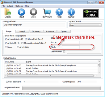 Imagen 5 para Daossoft RAR Password Res…