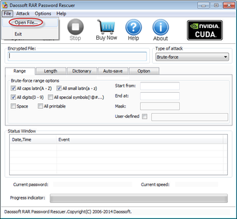 Image 1 for Daossoft RAR Password Res…