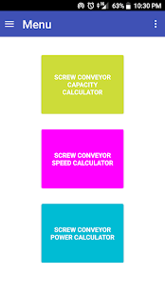 Image 2 for Screw Conveyor Calcultor