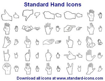 Imagen 0 para Standard Hand Icons