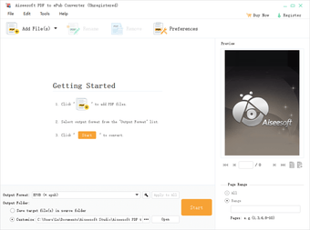 Imagen 0 para Aiseesoft PDF to ePub Con…