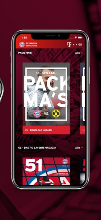 Image 2 for FC Bayern eMagazine App