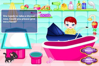 Image 0 for Baby's Day: Bath & Lunch …