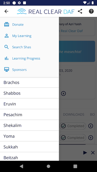 Imagen 0 para Daf Yomi by Real Clear Da…