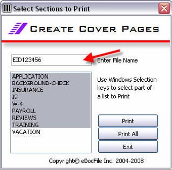 Imagen 1 para Simple Barcode Filing