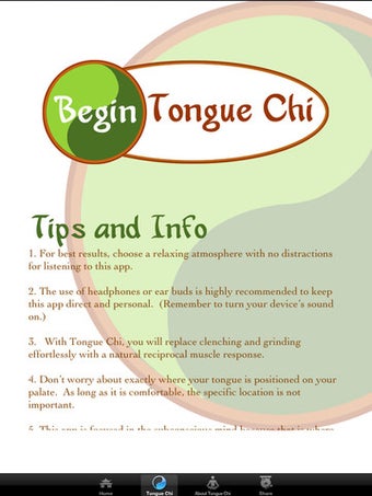 Imagen 0 para Tongue Chi TMJ Relief