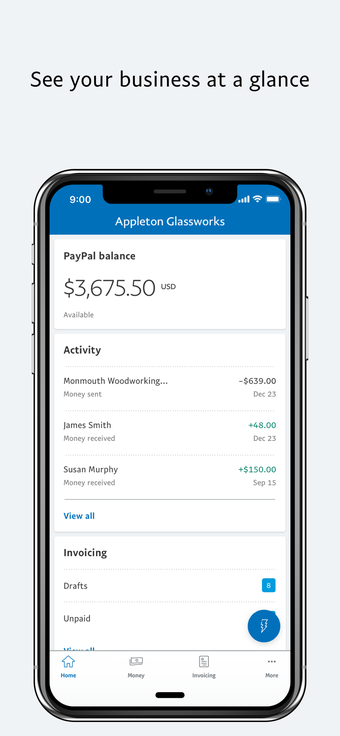Image 0 for PayPal Business: Invoice …