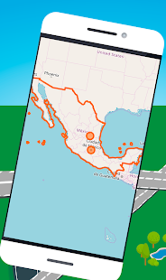 Imagen 1 para Maps of Mexico: Offline M…