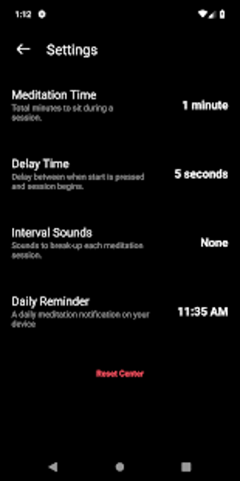 Image 1 for Center Meditation Timer