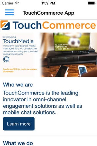 Image 0 for TouchCommerce App