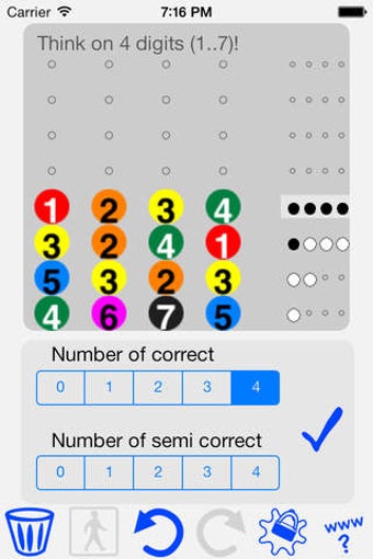 Image 0 for Mastermind Solver