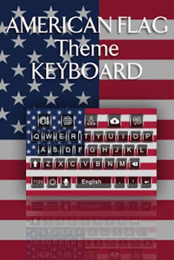 Image 0 for American Flag Keyboard