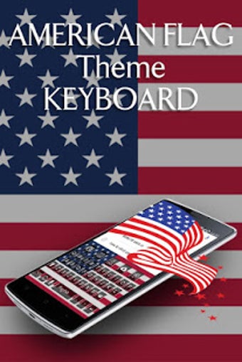 Image 1 for American Flag Keyboard