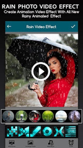 Imagen 0 para Rain Effect Video Maker :…