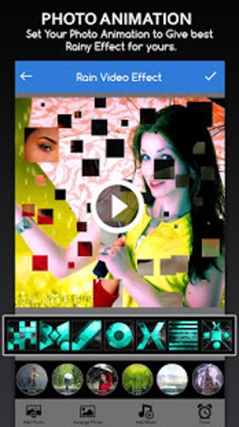 Imagen 2 para Rain Effect Video Maker :…