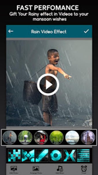 Imagen 3 para Rain Effect Video Maker :…