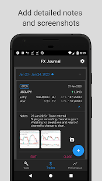 Image 1 for FX Journal - Daily Tradin…