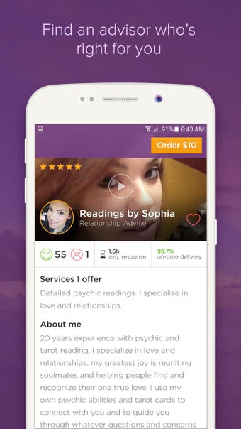Image 1 for Purple Ocean Psychic Read…