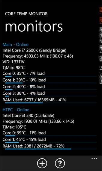 Imagen 3 para Core Temp Monitor for Win…