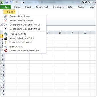 Imagen 0 para Excel Remove Blank Rows, …