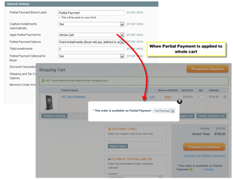 Image 1 for Magento Partial Payment