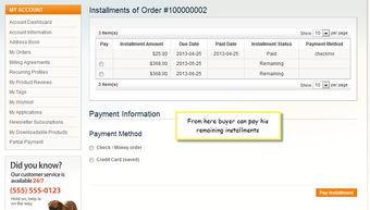 Image 3 for Magento Partial Payment