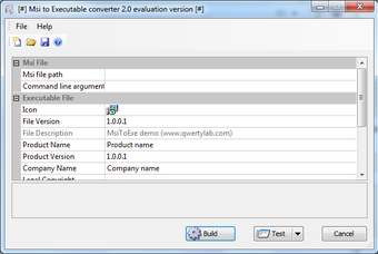 Image 0 for Msi to Executable convert…