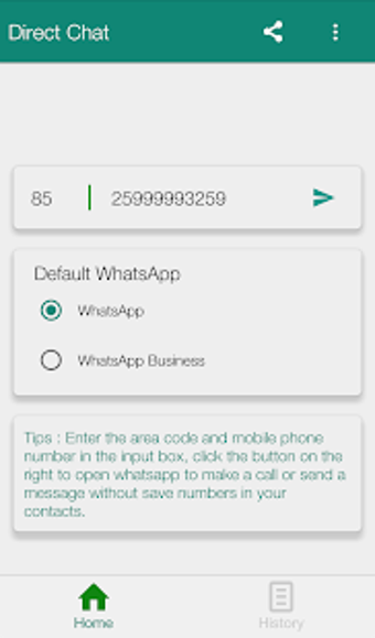Imagen 2 para Direct Chat for WhatsApp …