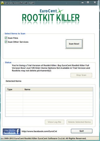 Imagen 0 para EuroCent Rootkit Killer