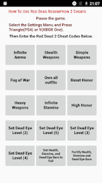 Image 0 for Unofficial RDR2 Cheats