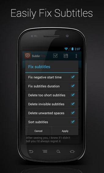 Image 3 for Subbr Pro: Subtitle Edito…